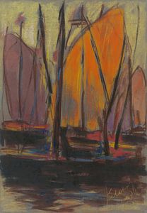 Am Hafen (1925) von Zoltán Palugyay