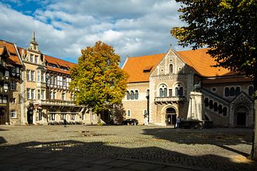 Château Dankwarderode et place du château à Braunschweig sur Dieter Walther