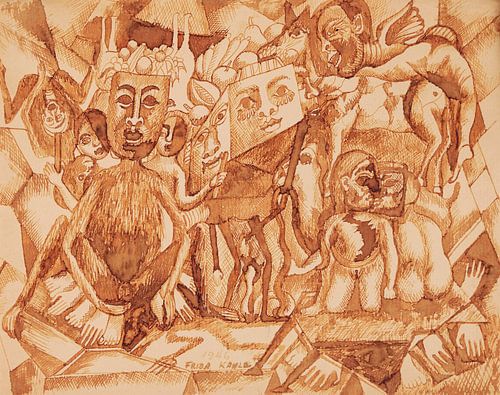 Frida, Maskers (Carma I), 1946