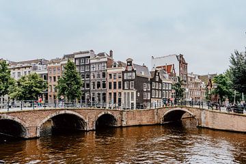 Hoek Keizersgracht en Reguliersgracht in Amsterdam | Nederland | Reisfoto