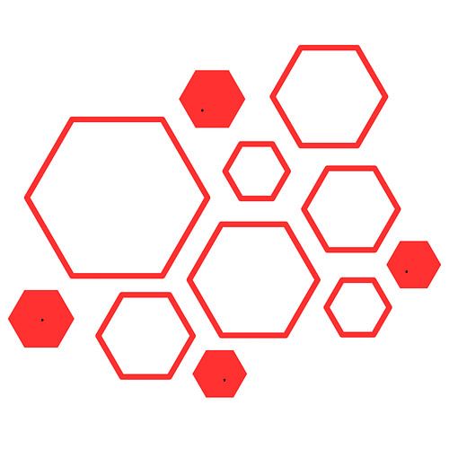 Find Me Blocks Abstract Schilderij