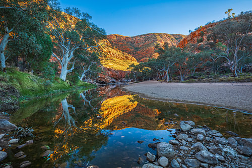Ormistan Gorge bei Sonnenaufgang