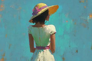 Frau mit Hut | Woman In Yellow Hat