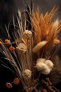 Orange Refinement | Anmutige Halme in der Sommerbrise