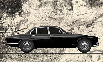 Jaguar XJ Series 1 in black von aRi F. Huber