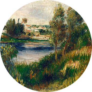 Landschap bij Vetheuil, Pierre-Auguste Renoir