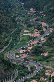 mountain road in Madeira