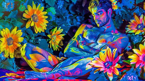 Flowerpower Fantasie met man