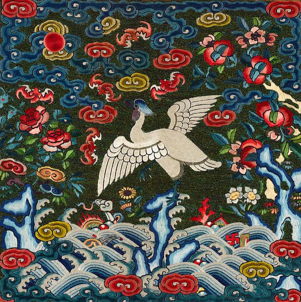 Rank Badge (buzi), China, Qing dynasty by Masterful Masters