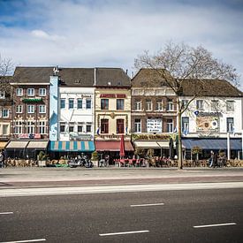 Stationsplein Roermond Limburg Nederland by Margriet Cloudt