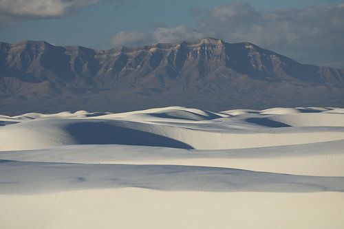 White Sands Dunes National Monument in New Mexico USA