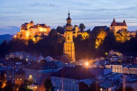 City view Burghausen, Bavaria by Peter Schickert