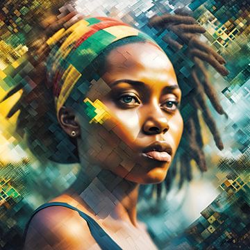 Art Fusion - Jamaicaans van Johanna's Art