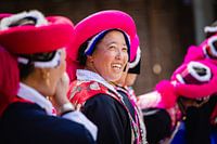 Traditionally dressed women from Shangri-la, China