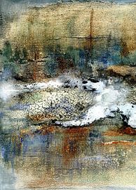 Landscape with contrast white by Claudia Gründler