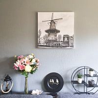 Klantfoto: Molen  de Gooyer en Brouwerij het IJ. van Don Fonzarelli, als ArtFrame