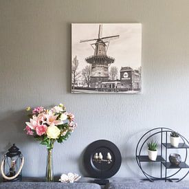 Klantfoto: Molen  de Gooyer en Brouwerij het IJ. van Don Fonzarelli, als ArtFrame