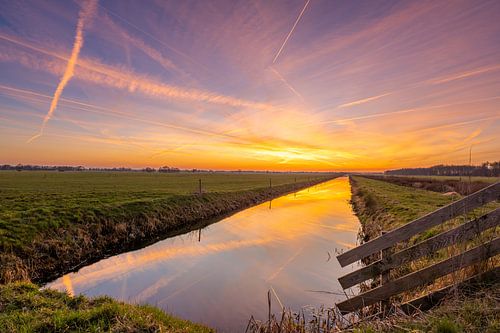 Flugzeugstreifen von snippefotografie