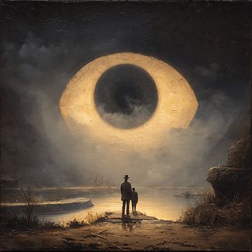 Eternal Eyes Witness Every Mistake by Aden Pink Studio