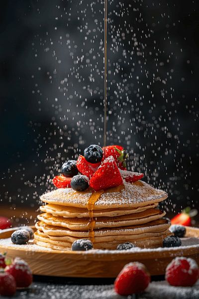 Pancakes  - Stilvolles Küchenposter von Poster Art Shop