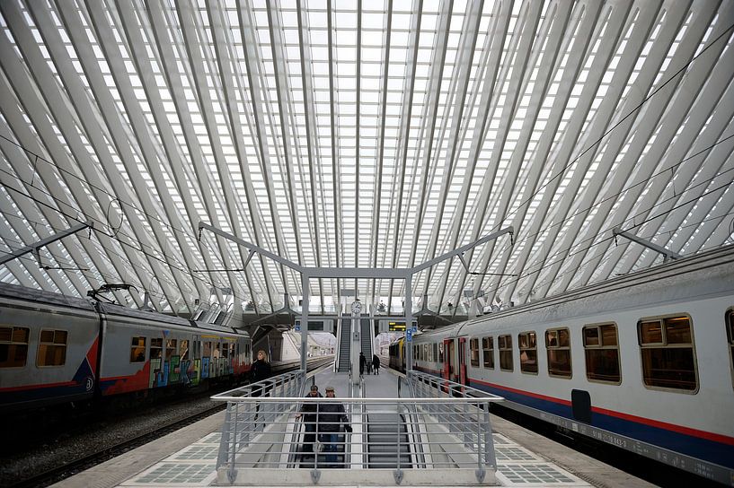 The train at station Liege par Brian Morgan