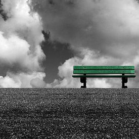 Lonely bench von Martin van der Plas