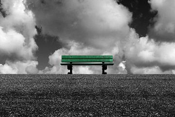 Lonely bench von Martin van der Plas