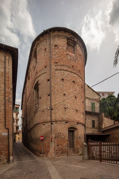 Back of old church in Tortona, Piemont, Italy by Joost Adriaanse