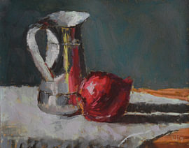 Jug and Onion by Wim's Pastelart