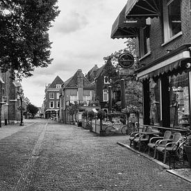 Der alte Jan, Delft, schwarz-weiß... von Nicolaas Digi Art