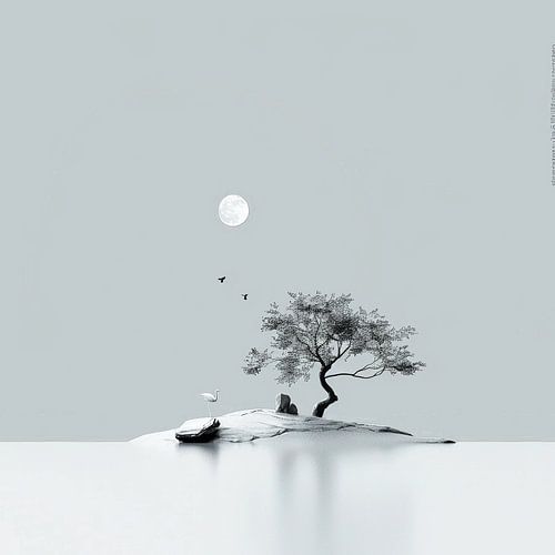 Birds Flying in the Silence