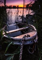 Verrostetes, gesunkenes Boot