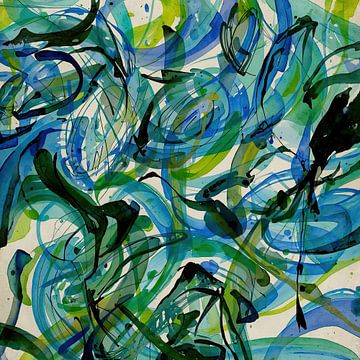 Blue tide by Kay Weber