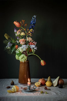 Lentelicht en vruchten