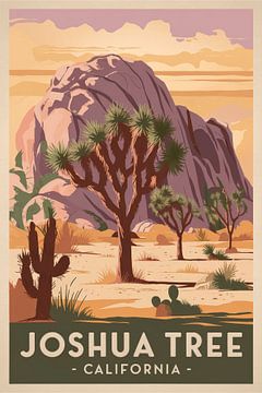 Joshua Tree, Californië van Poster Art Shop