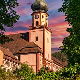 The Benedictine Monastery of St. Trudpert in Münstertal in the Black Forest by Photo Art Thomas Klee