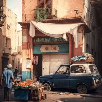Straßenleben in Marrakesch von Studio Allee