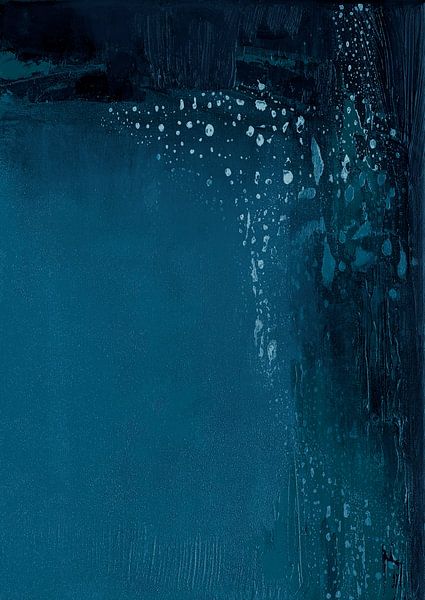 tiefblau abstrakt von Ela Szczepaniak