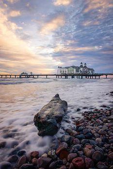 Morgenstimmung auf Rügen: Seebrücke Sellin & Treibholz