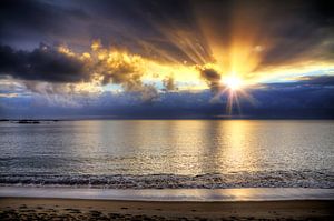 Madagaskar strand zonsondergang