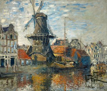 Die Windmühle, Amsterdam, 1871 - Claude Monet