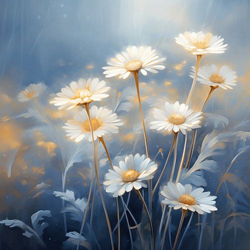 Ethereal Flower Meadow: Picturesque Softness