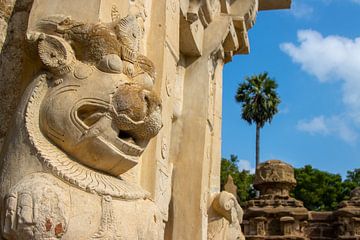 Kailasanathar tempel, Kanchipuram (India) van Martijn