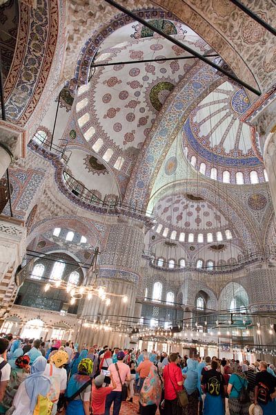 Blauwe moskee in Istanbul  van Arie Storm