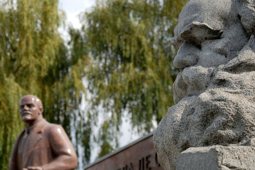 Vladimir Lénine et Karl Marx par Richard Wareham