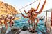 Inktvissen op Santorini van Laura V