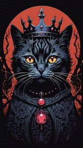 Rois et reines des chats de style vintage sombre partie 1