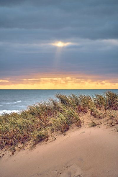 Sunset in Vejlby Klit by Florian Kunde