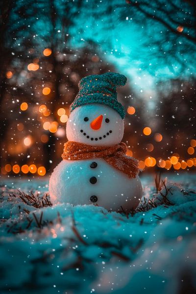 Kerst glamour van Poster Art Shop