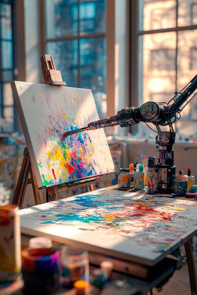 Kreative Roboterkunst von Poster Art Shop